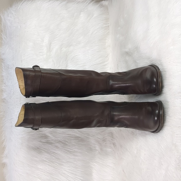 Frye Molly Button Riding Boot Tall 8 - Picture 3 of 12